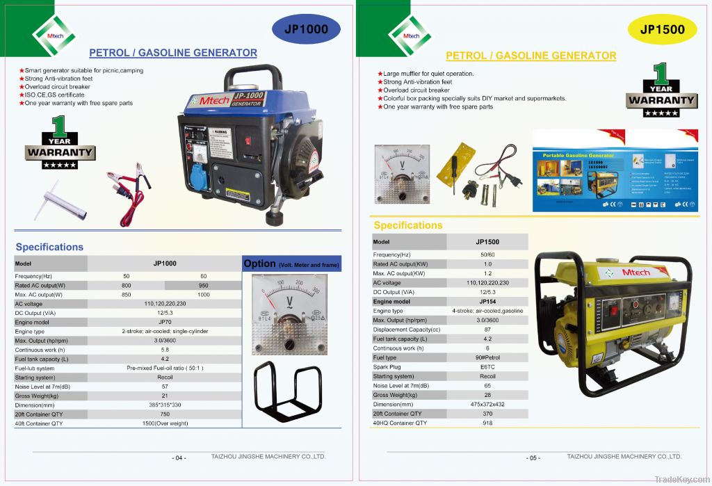 gasoline inverter  generator