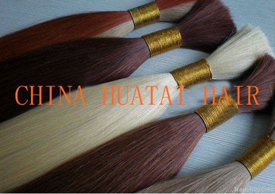 Unprocessed full cuticle Brazilian virgin hair bulk