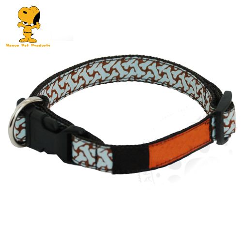 Pu Pet Collar with differenct embroidery