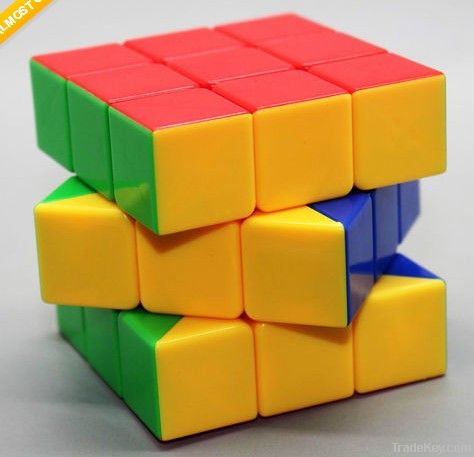 Diansheng 6-Color Stickerless 3x3x3 puzzle Spring Speed toy