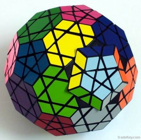 New 32 surfaces Black Classical Tuttminx Magic Cube football Puzzle