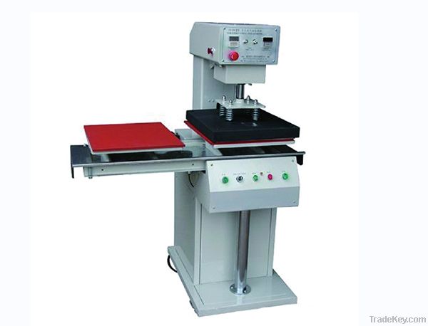 Double-position semi-automatic heat transfer machine