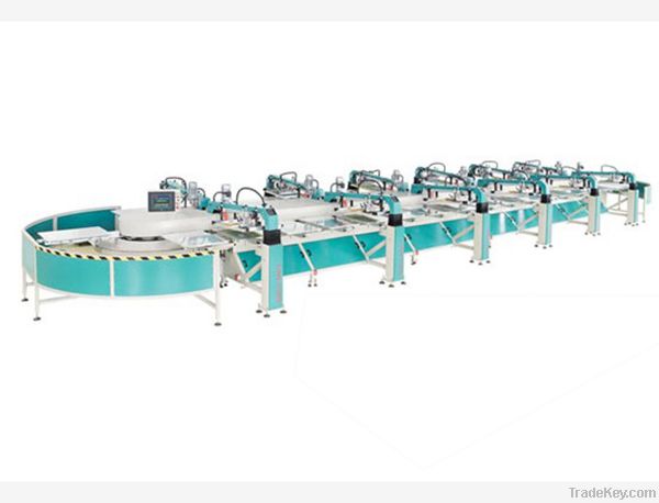 Oval Automatic Screen Printing Machine