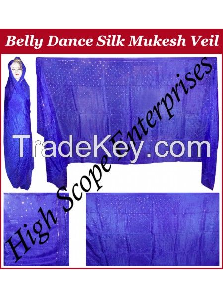 Belly Dance Costume Pure Silk Veils 5mm / Scraves size 45x108 inches 