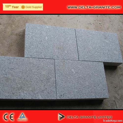 sliver grey stone slabs of granite g341 with high quality