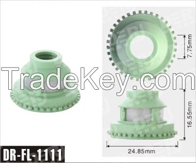 Plastic parts on the nozzle injector  type DR-FL-1111  fuel injector filter