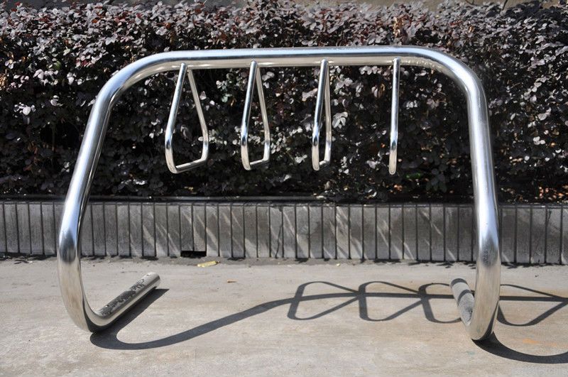 stainless steel coat hanger standing bike rack