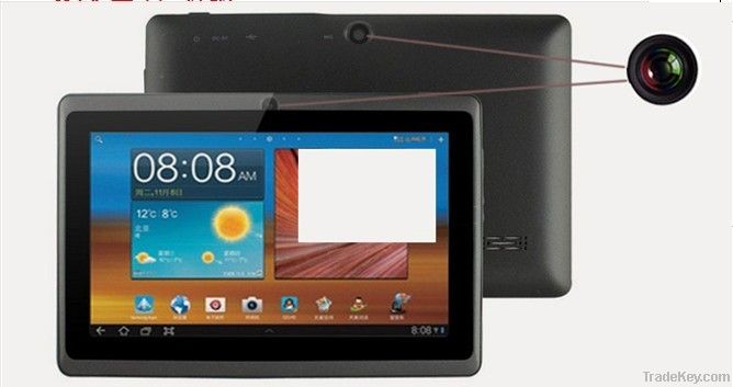 7" tablet pc, 2 cameras