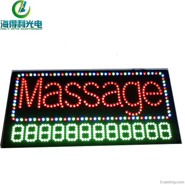 Hidly hot sell high quality LED arcylicy open sign