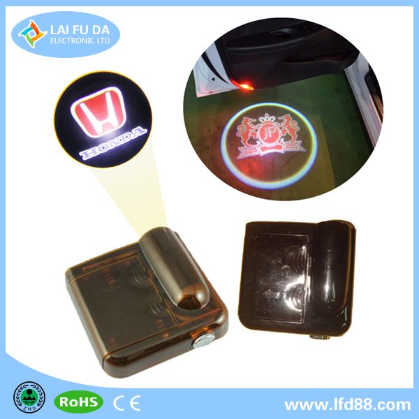 2014 hot selling wireless led car door logo light,car accessories from shizun,auto parts