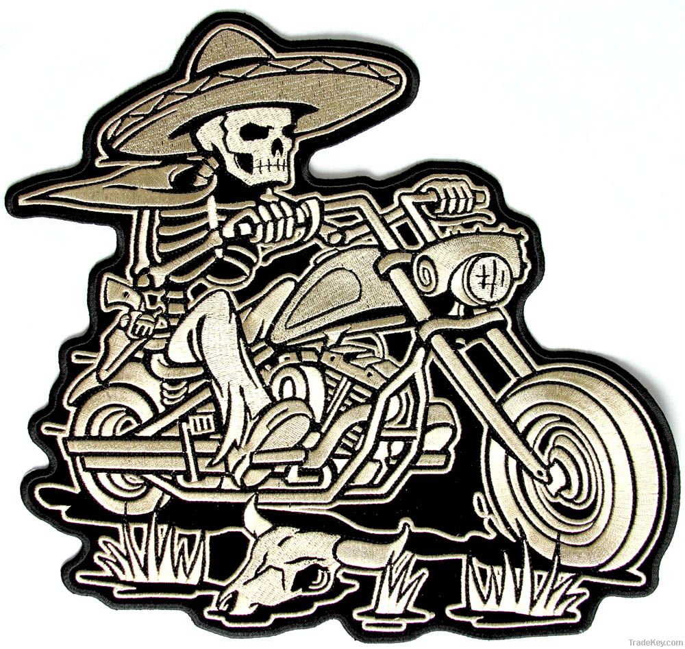Embroidery Bike Patches