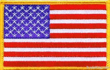 USA flag patches