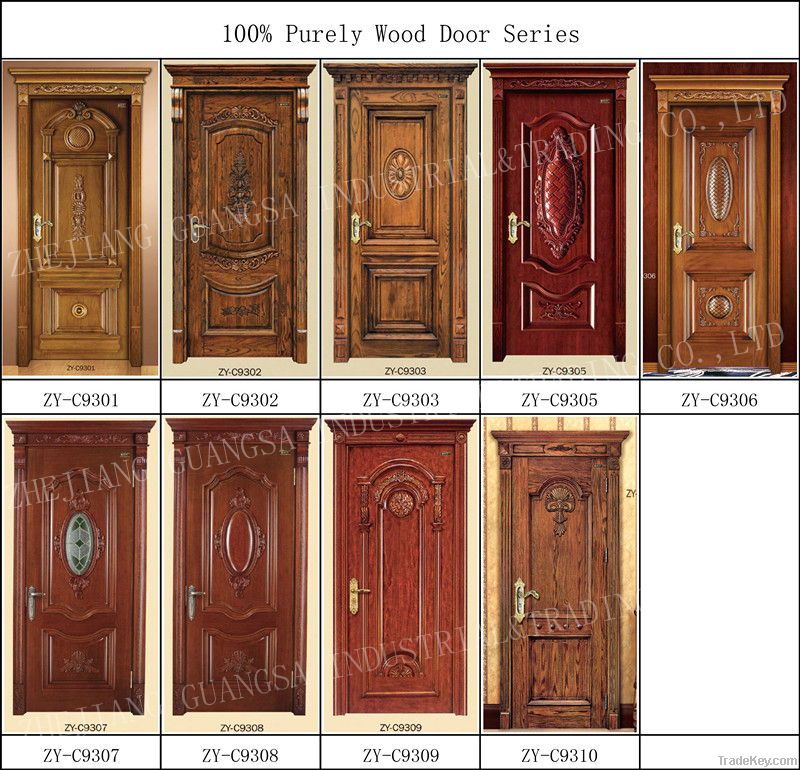 Solid Wood Interior Door(ZY-C9302)