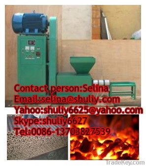 Charcoal Briquette Machine /  wheat husk charcoal briquette making mac