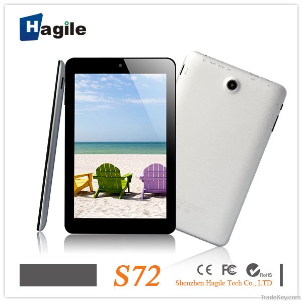 7.0 inch tablet PC with Quad-cord Andriod 4.1 (S72)