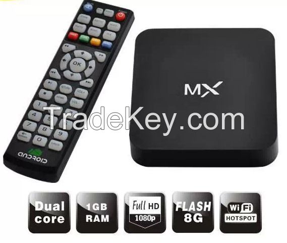 hot sale android 4.2 android tv box MX, MX2