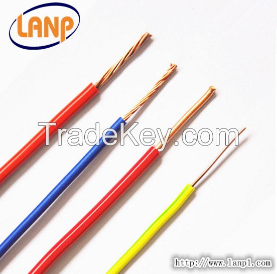 1.5mm2 2.5mm2 4mm2 6mm2 multi strand copper electrical wire cable