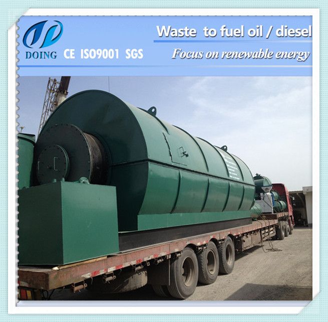 completely environmental pyrolysis plant for the fuel oil