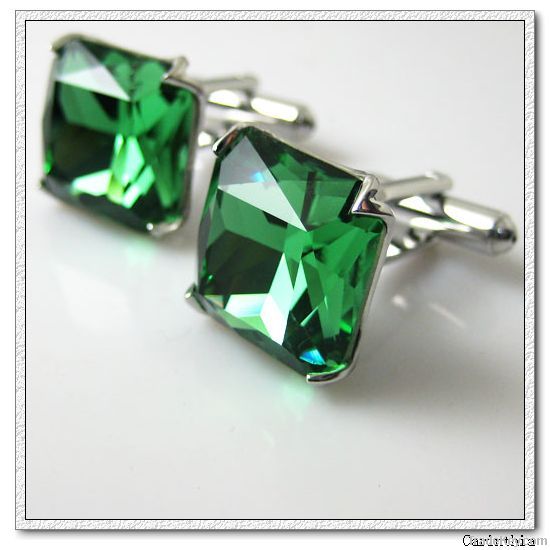 cheap crystals cufflink