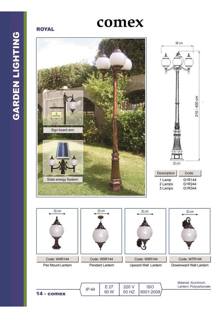 Royal Garden Lighting Lantern