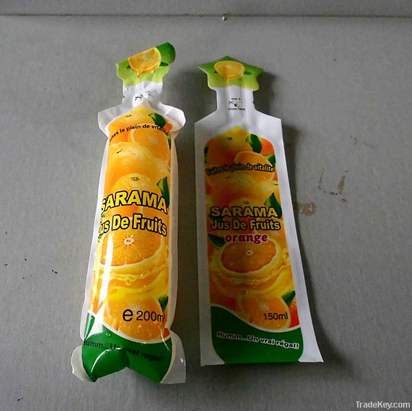 Qingdao Tainuo fruit printed and tube shape beverage packaging bag