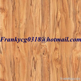 Printed paper for wooden board