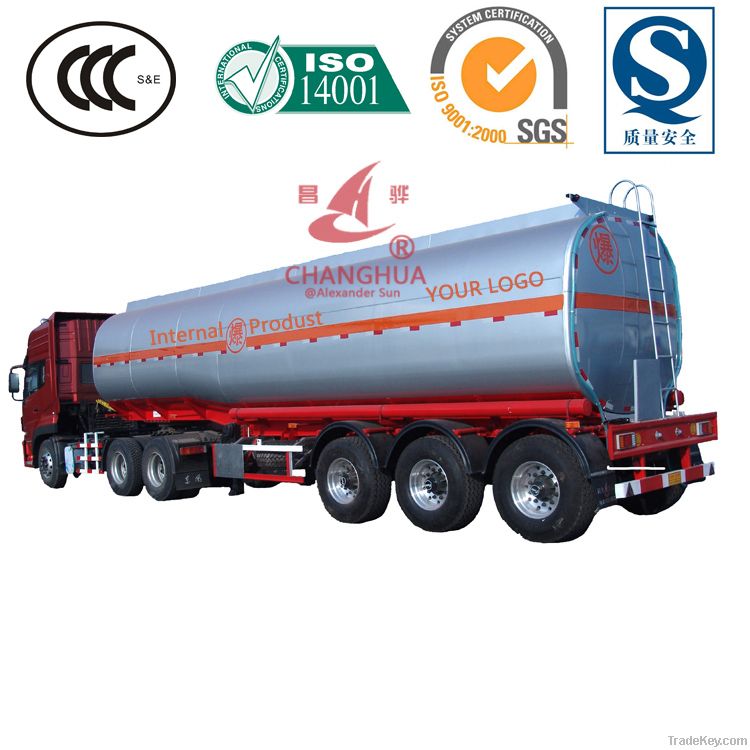 28500L 3 Axle  Fuel Tanker Semi Trailer Tanker Truck