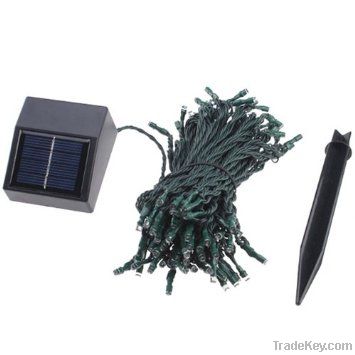 solar powered outdoor Christmas lights