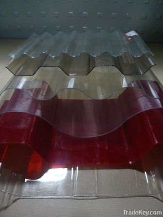 polycarbonate wave sheet/polycarbonate corrugated roof sheet