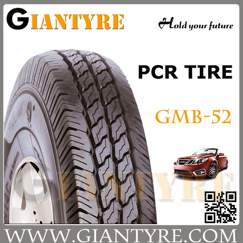 radial car tire, PCR tire, passenger car tire, radial tire/tyre, GMB-52