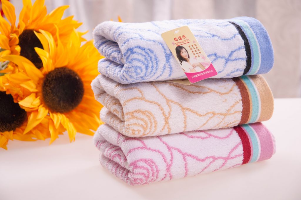 pure cotton towel at high quality factory direct bath towel