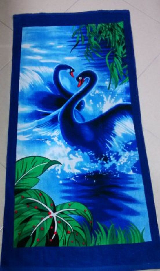 100% pure cotton beach towel factory direct sell with high quality