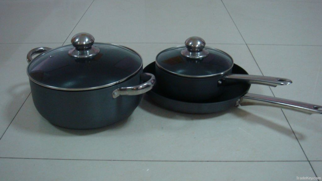 LJ Hard-anodized Non-stick Sacuce Pan - factory supply