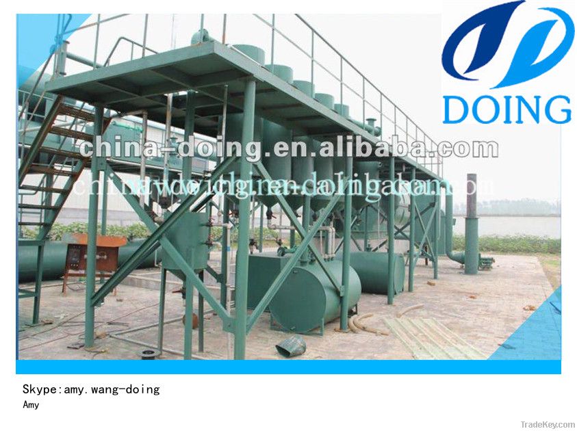 Rubber supplies waste tyre recycle line
