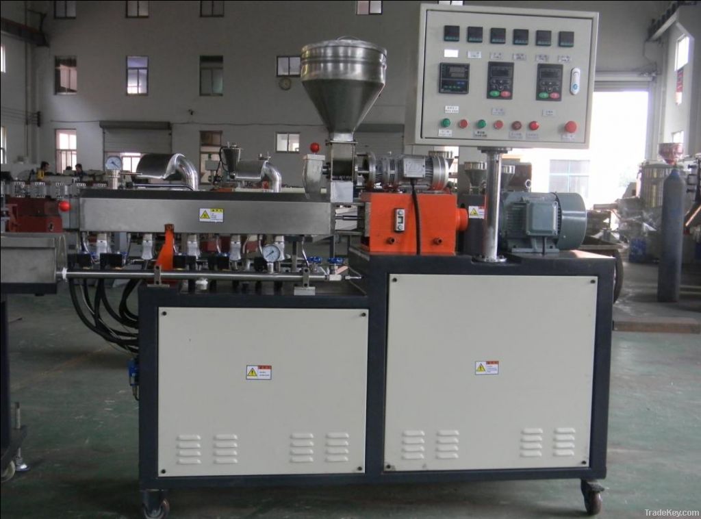 Lab twin screw extruder for Polymer/ polymer plastic extrusion machine