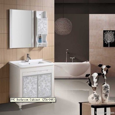 modern 80cm free standing PVC bathroom vanity