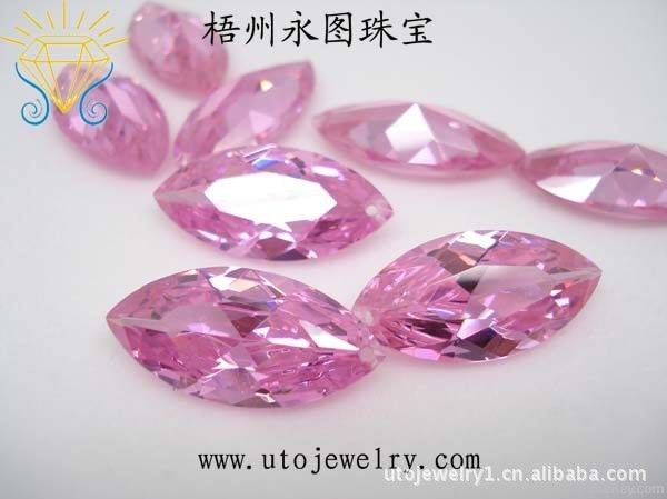 fancy shape synthetic CZ gems cubic zirconia