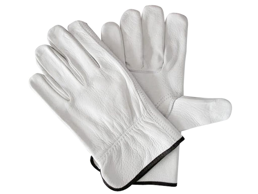 Cow grain leather gloves/DLR-01