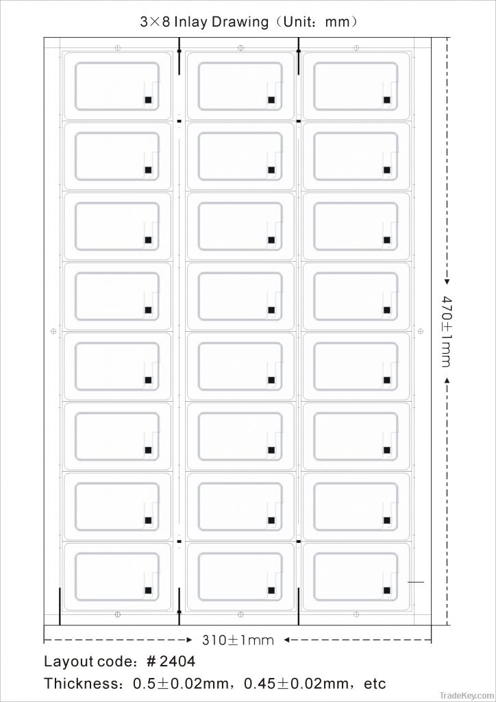 RFID card inlay