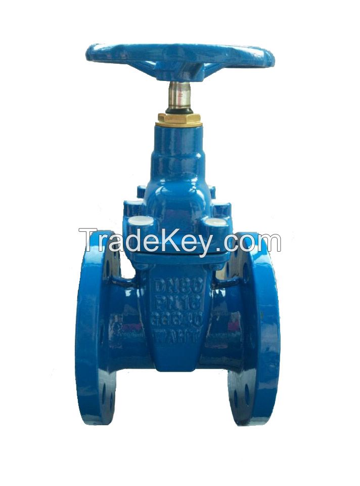 DIN3352 F4 Non-Rising Stem Resilient Seated Gate Valve
