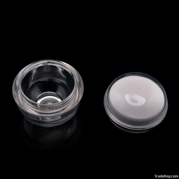 Round ball shape clear jar