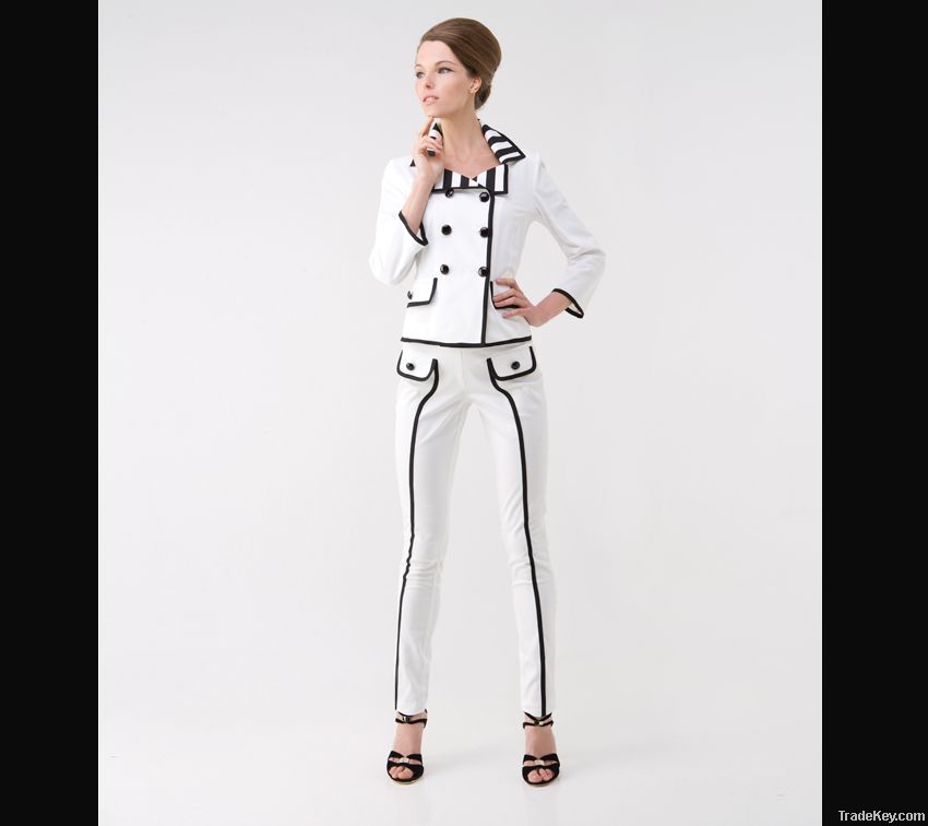 Black & White Stylish Ladies Suit & Dresses