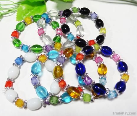 colorful beads bracelet bangle