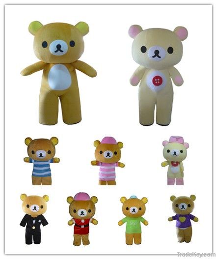 rilakkuma bear mascot costume