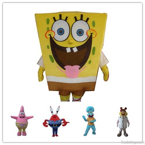 spongebob square pants mascot costume