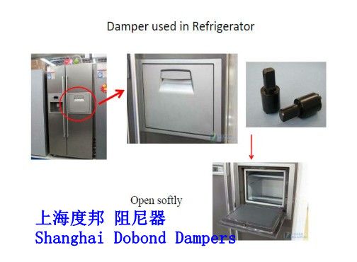 Refrigerator ice bar damper, Rotary dampers