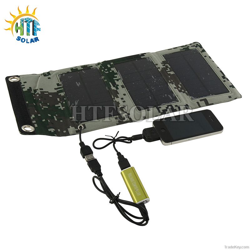 5W Foldable Solar Mobile Charger (HTF-F5W)