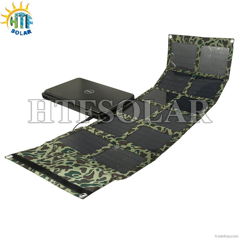 36W Multifunctional Foldable Solar Laptop Charger (HTF-F36W)