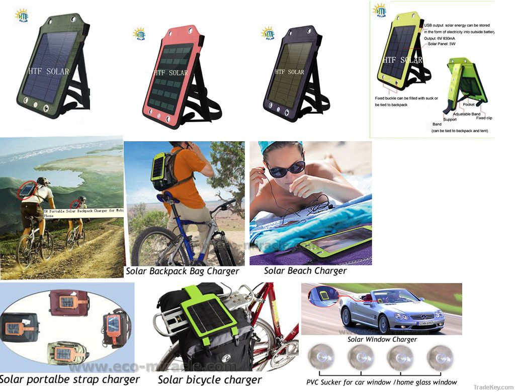5W Solar BackPack Charger