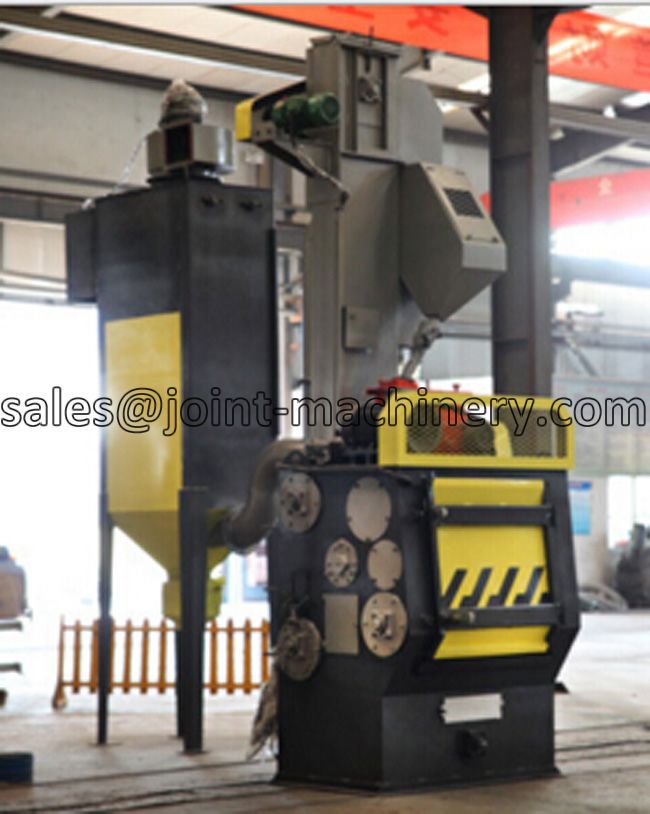 Tumble belt shot blasting machine